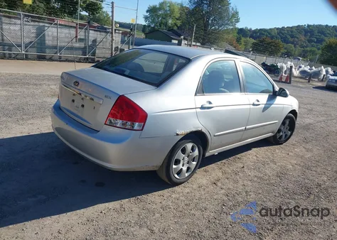 2009 Kia Spectra Ex из США, поврежденный, VIN KNAFE221595590951
